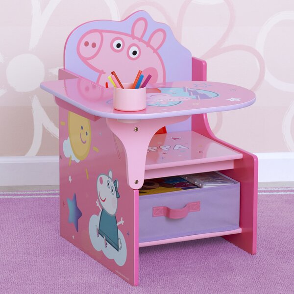 Childrens table and shop chairs peppa pig